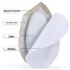 Leather Latex Heel Pads: Soft, Shock-Absorbing, Sweat-Absorbing, Breathable, Self-Adhesive for Sandals & High Heels.