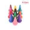 12Pcs Non-Toxic Children Safety Color Crayons Baby 3D Finger Art Supplies