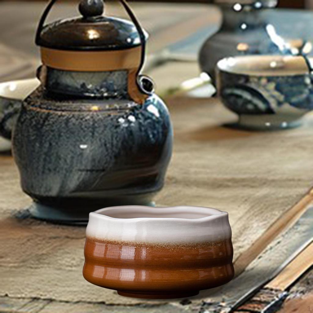 Keramik Matcha Schale Handgefertigte Utensilien Teezeremonie 500ml Porzellan Mischen