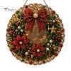 Handgemaakte Feestelijke Huisdecoratie Kerst Kunst met Nep Parels Hangend Ornament Kit, DIY 3D Kralen Sprankelende Acryl Edelsteen Kunst Ambacht, Bord voor Raam, Deur,