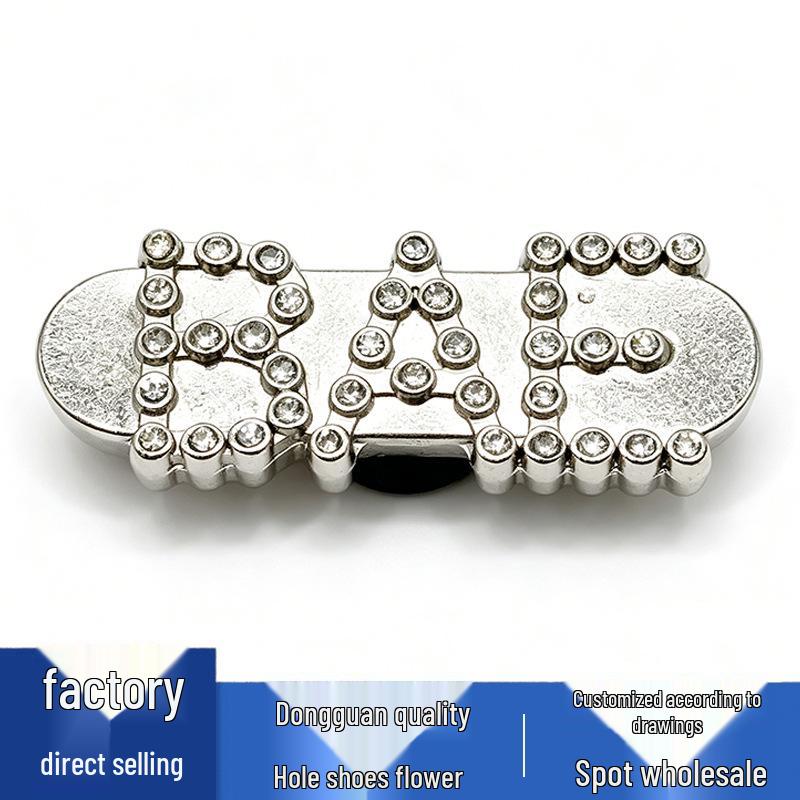 Metal Crystal Shoe Flower Accessories - Versatile Decorative Buckles