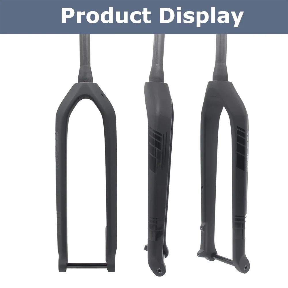 Full Carbon MTB Fork for XC & Gravel | 15*110mm Boost Thru-Axle | Fits 26/27.5/29" | Disc Brake | Straight/ Tapered Steere