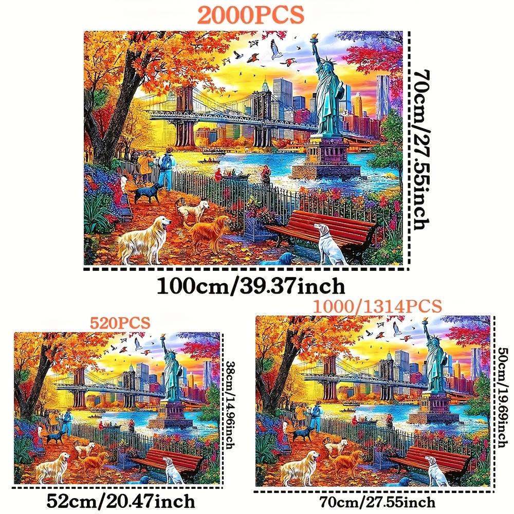 2000/1314/1000//520pcs,Jigsaw puzzles,Family Fun Adult Puzzle,Portable Cuboid DIY Art Decor,DIY Puzzles, High Quality Paper, W