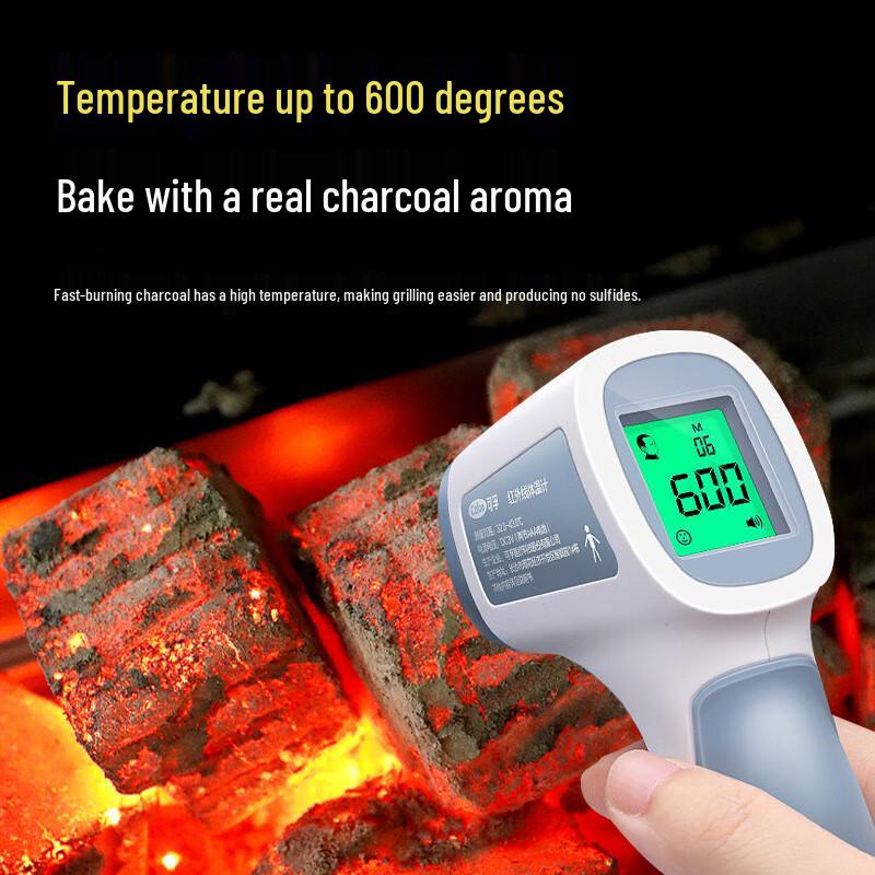 ZhiShi Smokeless Square Fruitwood Charcoal Briquettes