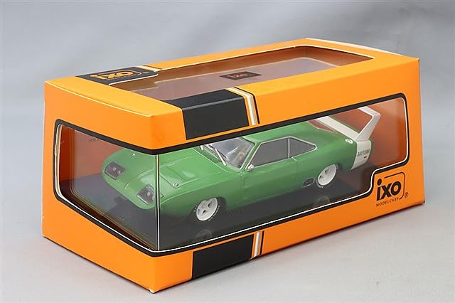 IXO MODELS Scale Dodge Challenger Daytona 1969 Metallic Green Complete Diecast Model Car CLC585N 1/43