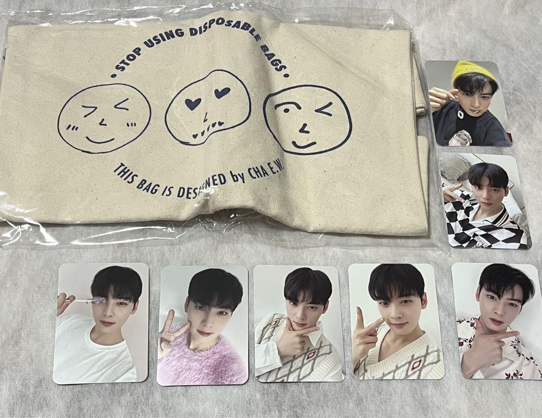 

[USED] Cha Eunwoo ASTRO DICON Trading Card Tote Bag Tote