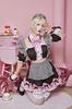 Clearstone Halloween Cosplay Pastel Fancy Maid Strawberry Women's Brown