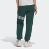 Adidas Originals Adicolor Neoclassics Brand Logo Embroidered Cuffed Sports Pants Men Pants Green HS6773