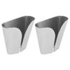 2 PCS Silver Towel Hook Brushed Finish Towel Holder Durable Towel Hook Hanger  Over the Door