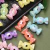 10Pcs 13.2mm*28.7mm Acrylic DIY Jewelry Making With Hole Candy Beads Handmade Material Charms For Necklace Earrings DIY