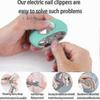 Electric Nail Trimmer for Thick Nails - Safe Automatic Clipper for Adults, Seniors, and Kids