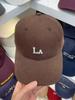 Laenis letter embroidered baseball cap men and women sunscreen sunshade cap black burgundy gray white