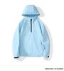 New Couple's Water-Repellent Hooded Ski Jacket & Pants Set - Fleece-Lined for Winter