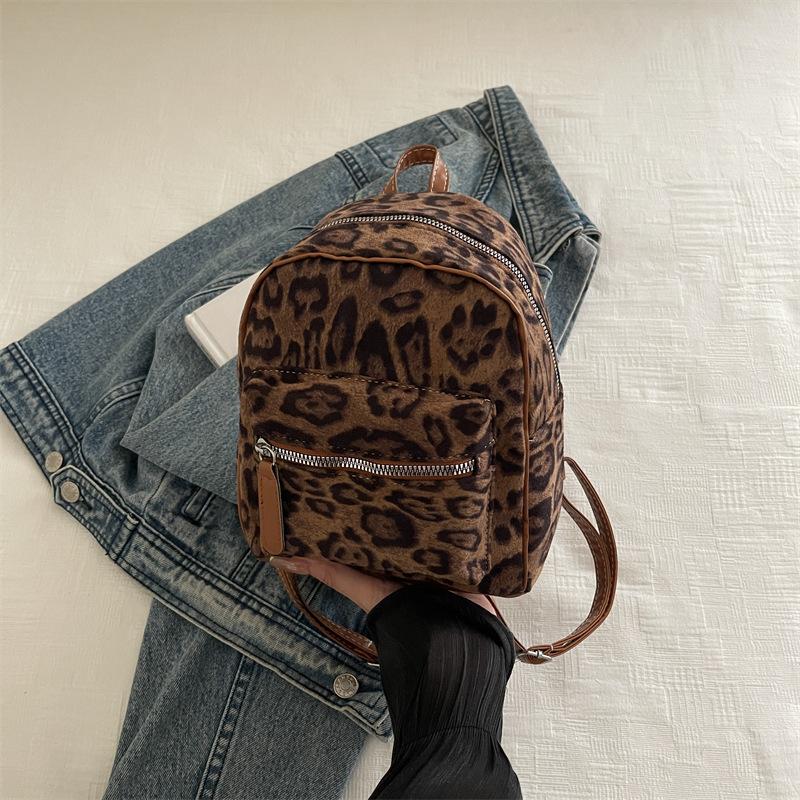 

Нишевый Рюкзак Spice Girls с Новым Леопардовым Принтом, Мультяшный, Для Хранения, Портативный, Для Путешествий на Открытом Воздухе, Плюшевый Рюкзак, Тренд