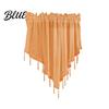 Solid Color Triangle Decor Window Valance Short Curtain Shape Kitchen Drape Home