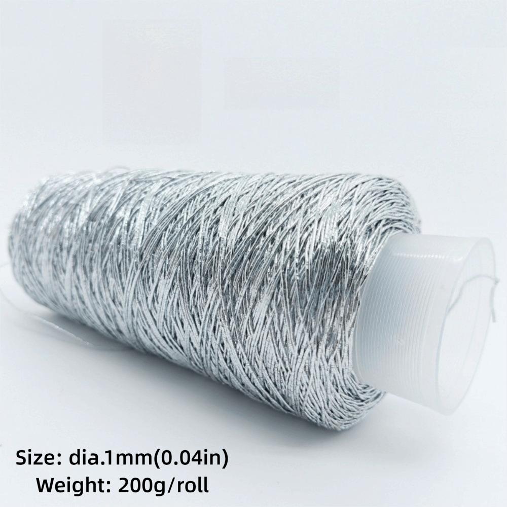 Metallic Flash Core Wire Yarn DIY Shiny Yarn New Handmade Crochet Yarn  for Small Bag Knitting