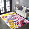 Pretty Cure Cartoon Rugs Are Suitable for Home Décor In Areas Such As Game Rooms, Bedrooms, Living Rooms, and Sofa Areas.