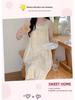 2026 Summer Women's Cartoon Padded Strappy Loose Nightgown Dress Pajamas - Sweet Outdoor Style