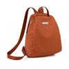 Lightweight Nylon Backpack with Side Zipper Pockets Top Handle Casual Daypack for Women Daily Commute Travel