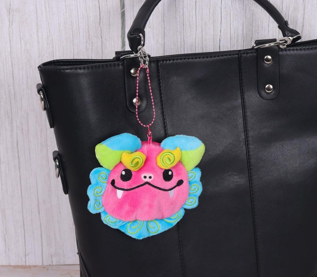 Takeoff Shisa Coin Purse Face Pochette Pink