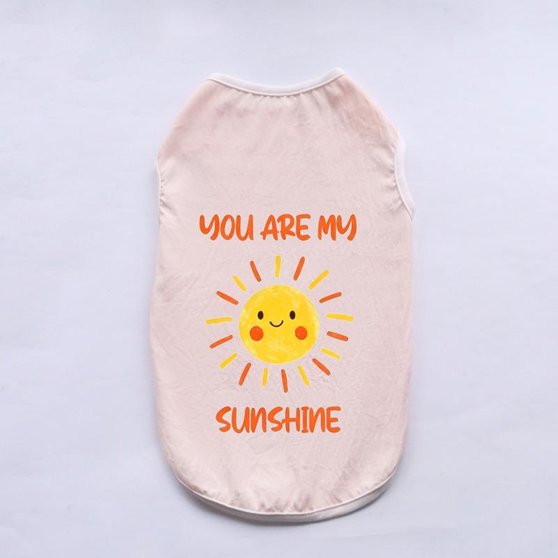 Soft Cotton Pet Sleeveless Vest Solid‑Color Breathable Cat Shirts Comfortable Wear‑Resistant Home Clothes