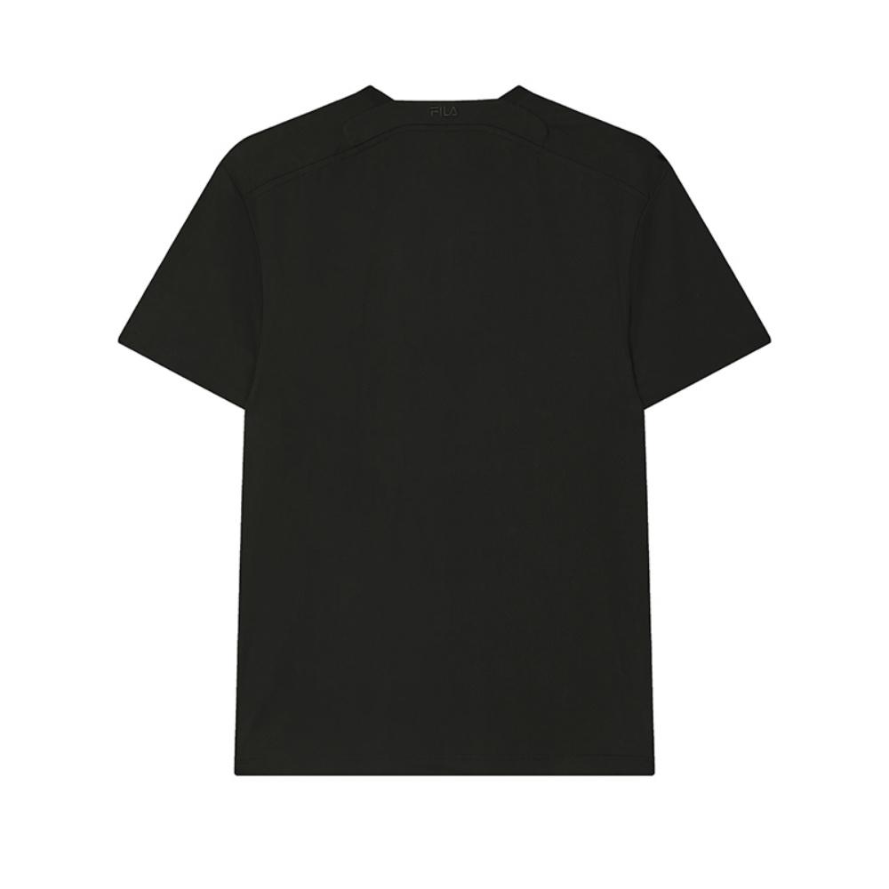 Fila Milano Classic Trendy Versatile Short Sleeve T-Shirt Men Tops Black F11M525107F-BK