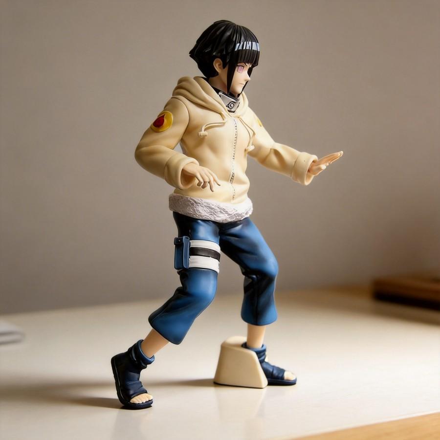 Naruto Anime Figure Hinata Hyuga Childhood Version 20cm PVC Collectible Model Toy Decoration Gift for Fans