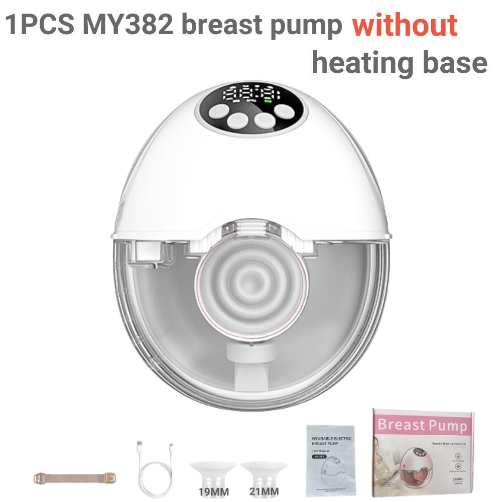 Breast Pump Electric Handsfree BPA Free With Heating & UV Sterilize Lid Optional Wireless Upgrade Wearable Breastfeeding Pump
