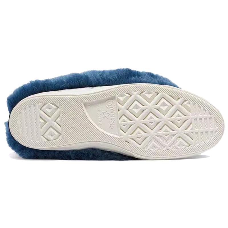 AMBUSH x Converse 1970s Suede Casual Warm Non-Slip High Top Board Shoes Unisex Blue Beige