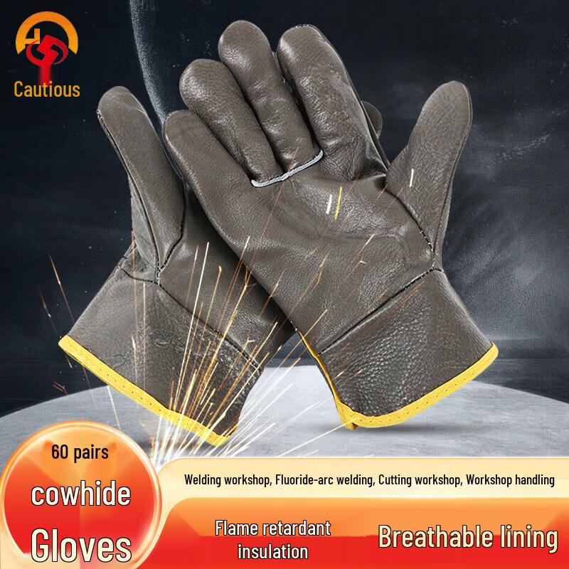 Shingu Cowhide Anti-Cut Welding & Cutting Gloves (60 Pairs)