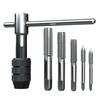 Twist Bit M3-M8 T-type Tap Wrench Set Portable Thread Hand Tapping Tools Adjustable Tap Drill Set