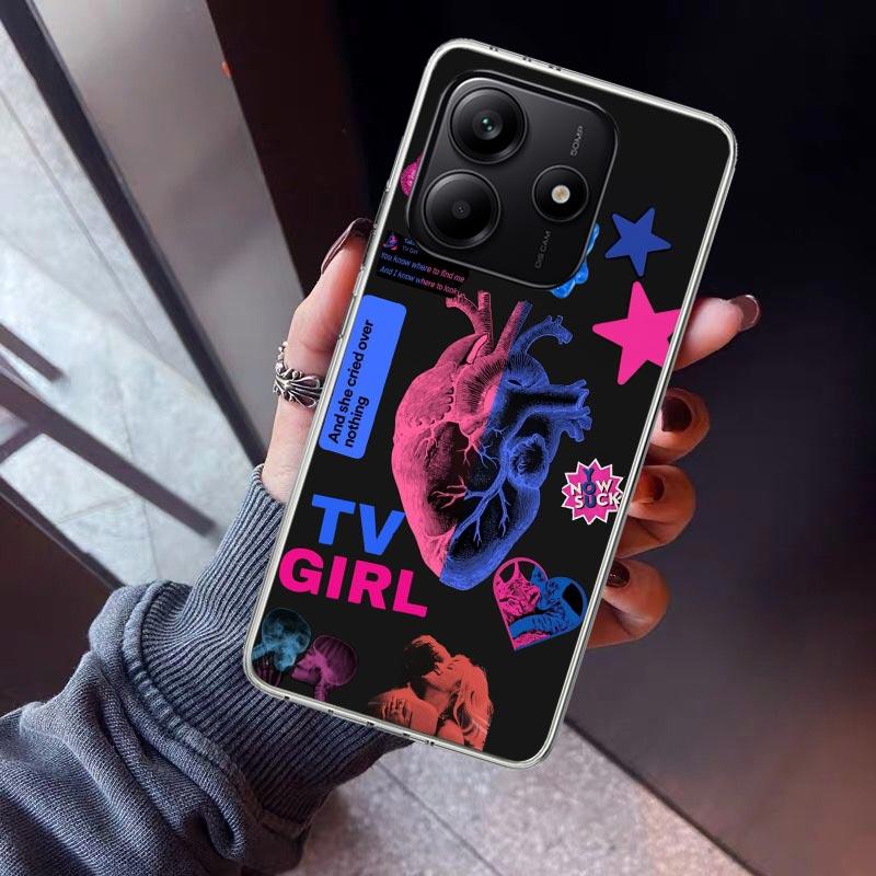 TV Girl Album Phone Case For Xiaomi Redmi Note 10 11 12 13 14 15 Pro Plus 11S 12S 14S 11T 11E 10S Soft TPU Back Cover Redmi Note