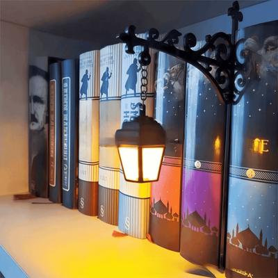 Vintage Bookshelf Lantern Light Warm White Bookshelf Lamp Bookshelf Ghost Light  Library