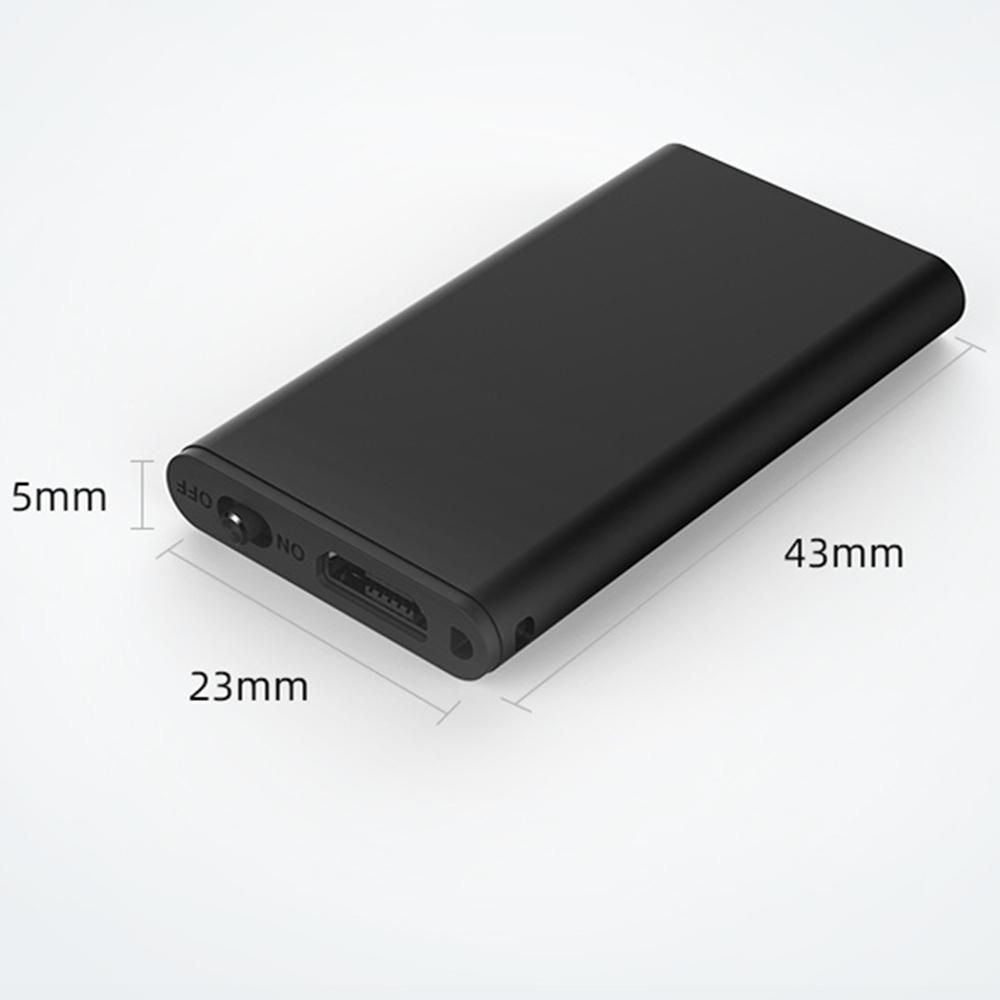 8GB Mini Digital Voice Activated Sound Audio Recorder Automatic Noise Reduction