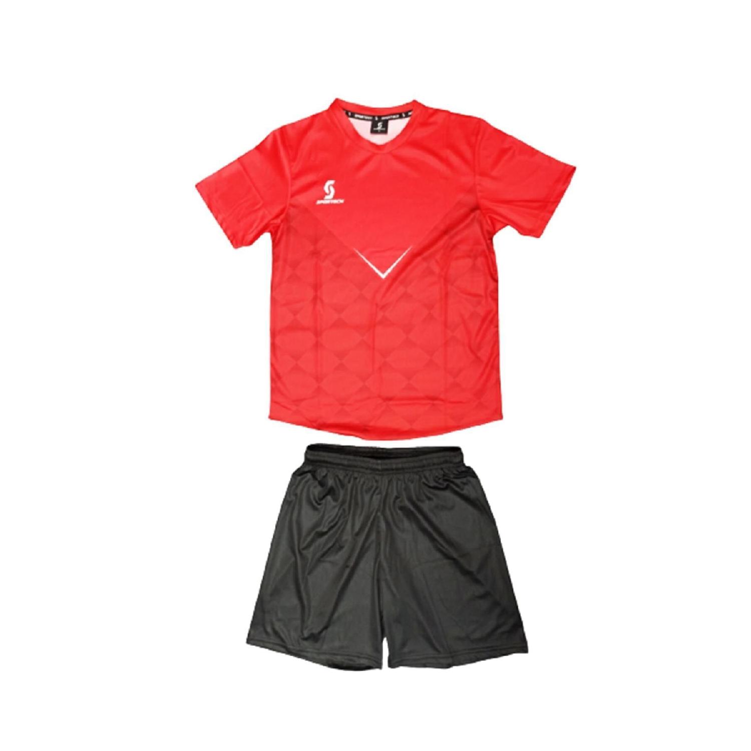 

Комплект красно-черного трикотажа K0146 (Написано одно слово, имя и номер) M красный