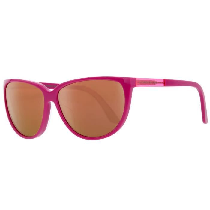 Lunettes de soleil - PORSCHE DESIGN - P8588-D - Protection catégorie 2 - Monture classique - Métal noir