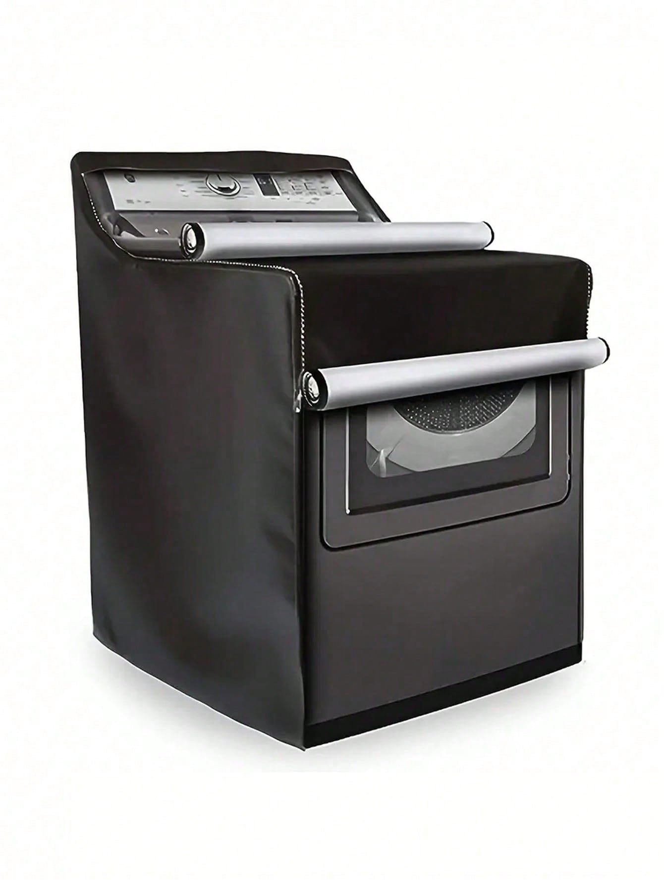 Waterproof and Dustproof Washing Machine Cover Durable Fabric Protects Against UV Rays and Moisture 110x88cm чёрный 3730₽
