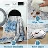Wohnzimmer Teppiche Weich Groß Modern Abstrakt Bereichsteppich, Boho Vintage Maschinenwaschbarer Rutschfester Teppich, Niedrigflor Teppiche