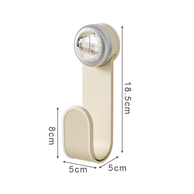 1/2PCS Suction Cup Rotating Pot Lid Rack No Punching Kitchen Cooking Utensil Storage Rack Multi-functional Hook Home Organizers