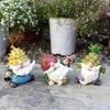 62KD Pineapples Gnomes Ornament Resins Statues Mini Dwarfs Figurine Fruit Gnomes Decorations for Bedroom Shelf Yard Shelf