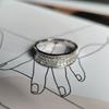 Silver Ring with Cubic Zirconia, Product Weight 4.16 G (2184423)