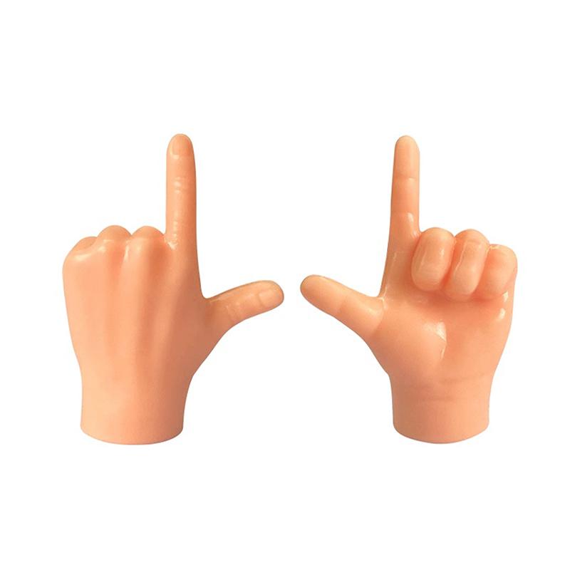 Katzenspielzeug, kleine handflächenförmige Mini-Hände, kreative Fingerlinge, kleine Hände, necken Kätzchen, Katzen, Massagegerät, Fellpflegehandschuhe, Heimtierbedarf