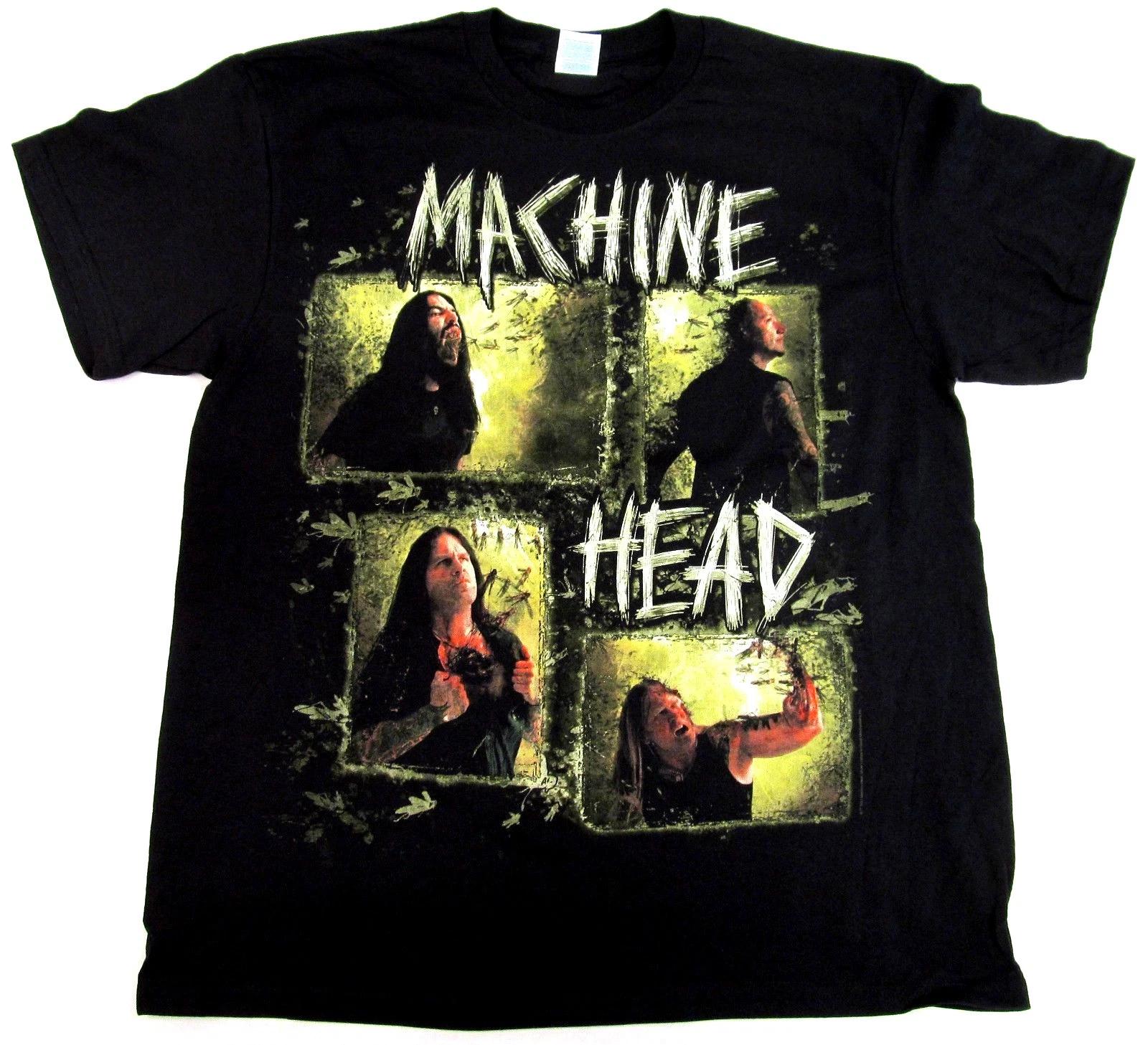 MACHINE HEAD T-shirt RECTANGLE Unto The Locust Diamond Licensed Tee Men s New XXXXL