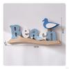 Nautical Welcome Sign Mediterranean Door Hanger Coastal Wall Decor for Restaurant, Cafe, Washroom