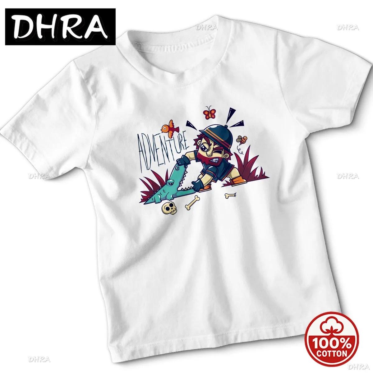 

Adventure Crocodile Exploration Boys TShirt Kids Graphic Action Tee T Shirt Femme Tee Casual Top Aesthetic Grunge Streetwear 4XL
