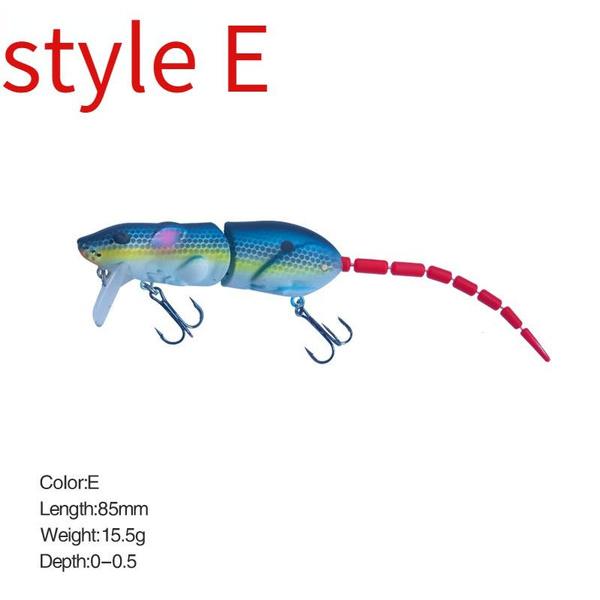 

Рыболовная приманка для крыс и мышей Top Water Приманка для ловли окуня, наживка для щуки