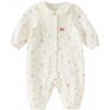 DAVE & BELLA Baby Girl Strawberry Print Bodysuit Romper