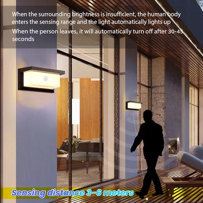 Light LED PIR Motion Sensor Wall Lights Outdoor Lamps Waterproof AC85-265V Wall Lights Garden Porch Balcony For Home Accessories