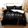 Friends TV Show Bedding Sets Duvet Cover Set With Pillowcase Polyester Double Twin Full Queen King Bedclothes Home Decor