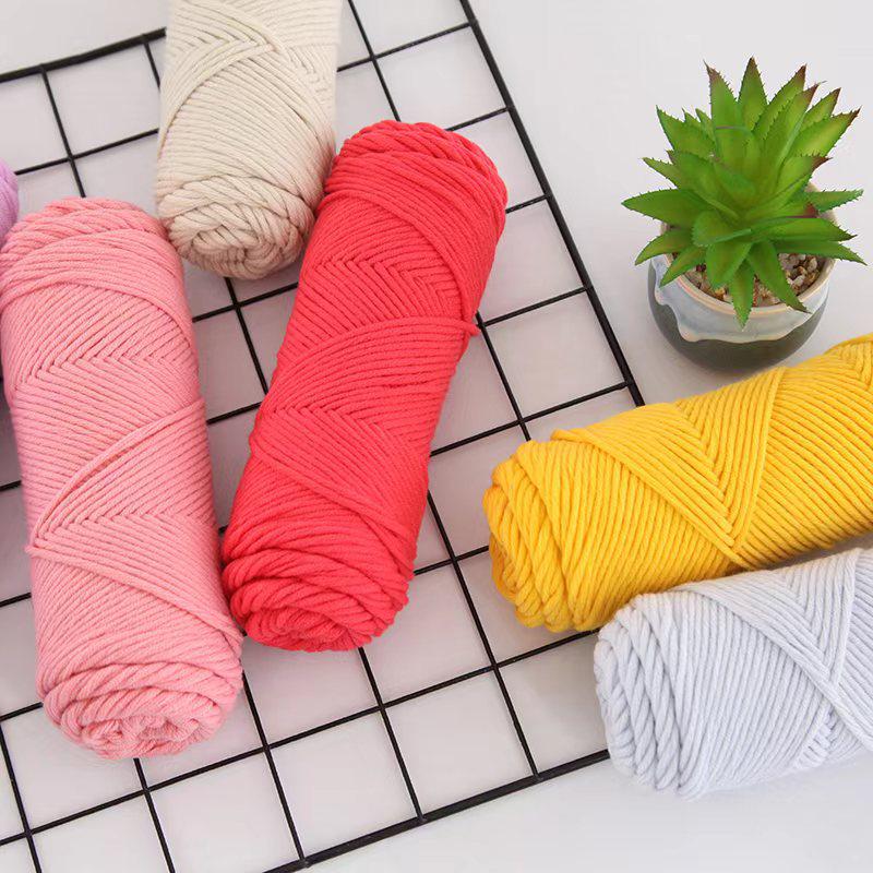 8-Strand Lover's Cotton Knitting Yarn - Thick Wool Milk Cotton for Baby Yarn Knitting, Suitable for All Adults, Free Shipping